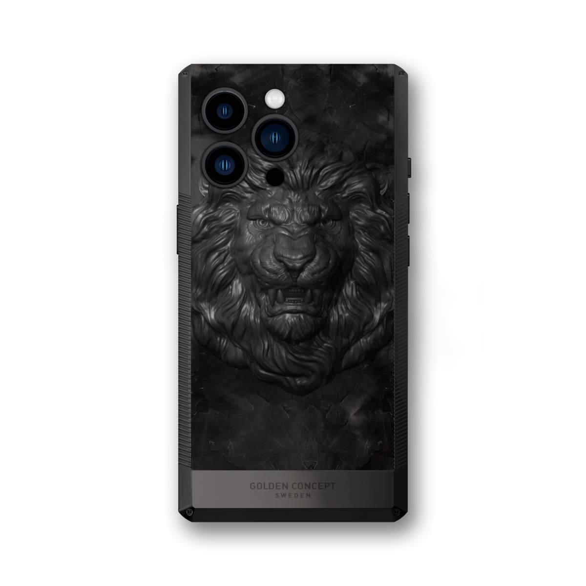[예약구매] 골든컨셉 아이폰14 티타늄케이스 Lion Edition (블랙티타늄)